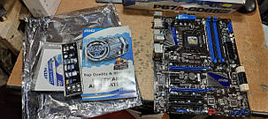 Мат. плата MSI P67A-GD65 (B3) LGA1155 P67 2xPCI-E+GbLAN+1394 SATA RAID ATX 4DDR3 No 23010506, фото 3