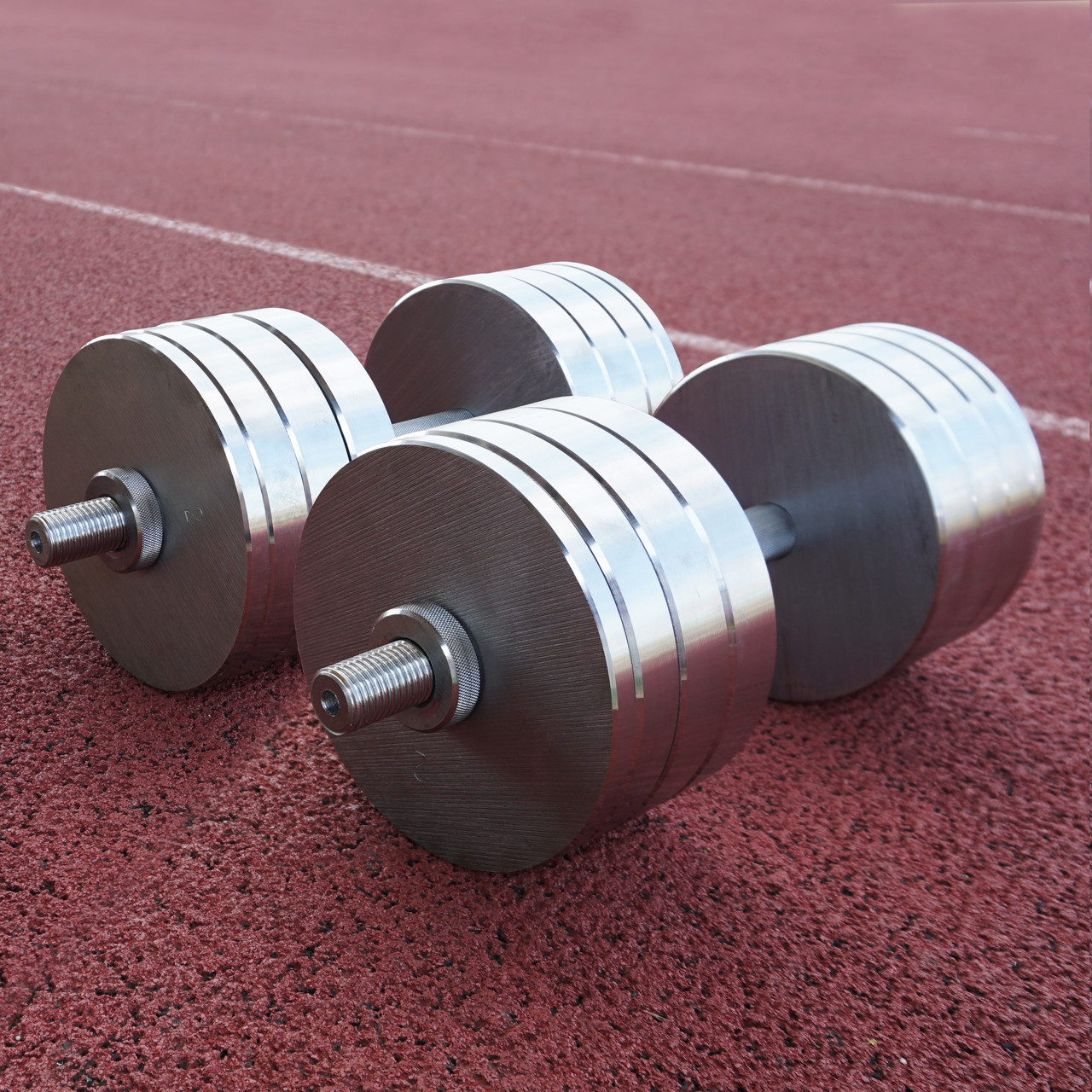 Гантелі набірні, металеві без покриття 2 по 32 кг, фото 1