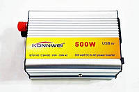 Автомобильный инвертор Konnwei 500W 12V в 220V Преобразователь напряжения