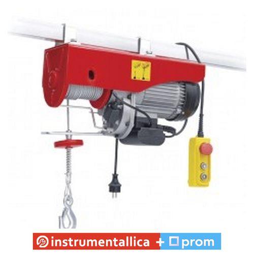 Лебідка електрична 220 230 В 500 Вт 125 250 кг трос 3.0 мм х 12 м GT1481 Intertool