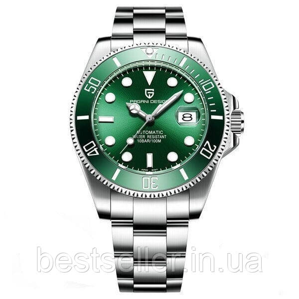 ЧАСЫ PAGANI DESIGN PD-1639  43MM SEIKO NH35 10ATM(WR100M) WATER PROOF