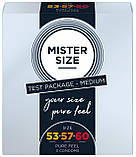 Набір презервативів Mister Size - pure feel - 53–57–60 (3 condoms), 3 розміри, товщина 0,05 мм, фото 3