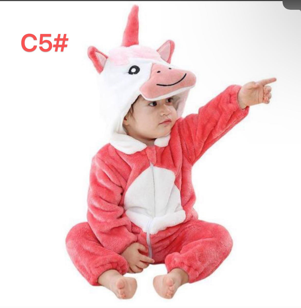 Піжама кігурумі дитяча фліс 3D розмір 80-100 (від 6 шт.)