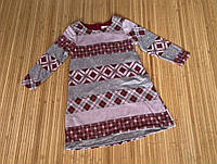 Платья детское вязаное с длинным рукавом на девочку 4-6 лет "MARI" купить оптом в Одессе на 7км