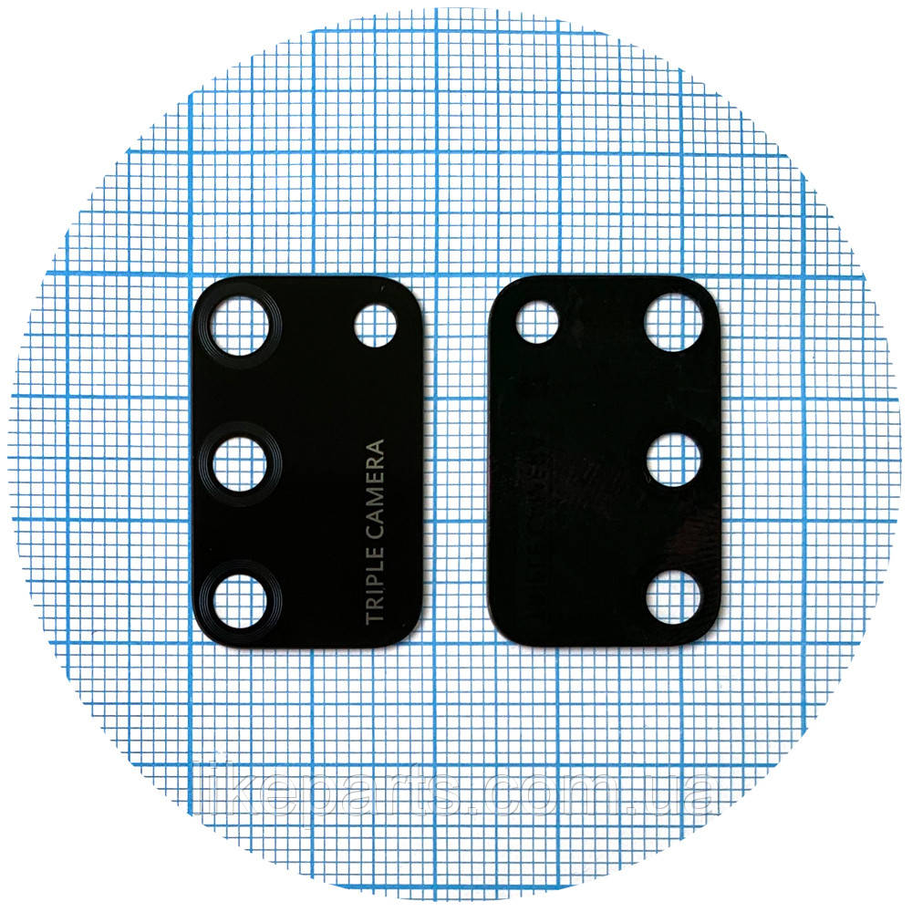 Скло камери Huawei Honor 9A MOA-LX9 (чорне), фото 1