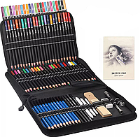 Набір для малювання на 96 предметів у нейлоновому пеналі YOVER