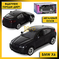 Металлическая коллекционная машинка BMW X6, детская игрушечная железная модель машины БМВ Х6 AS-2312 черный