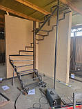 Металевий каркас сходів, фото 4