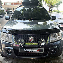 Дефлектор капота (мухобійка) Suzuki Grand Vitara 2005-2017 (Cappafe)