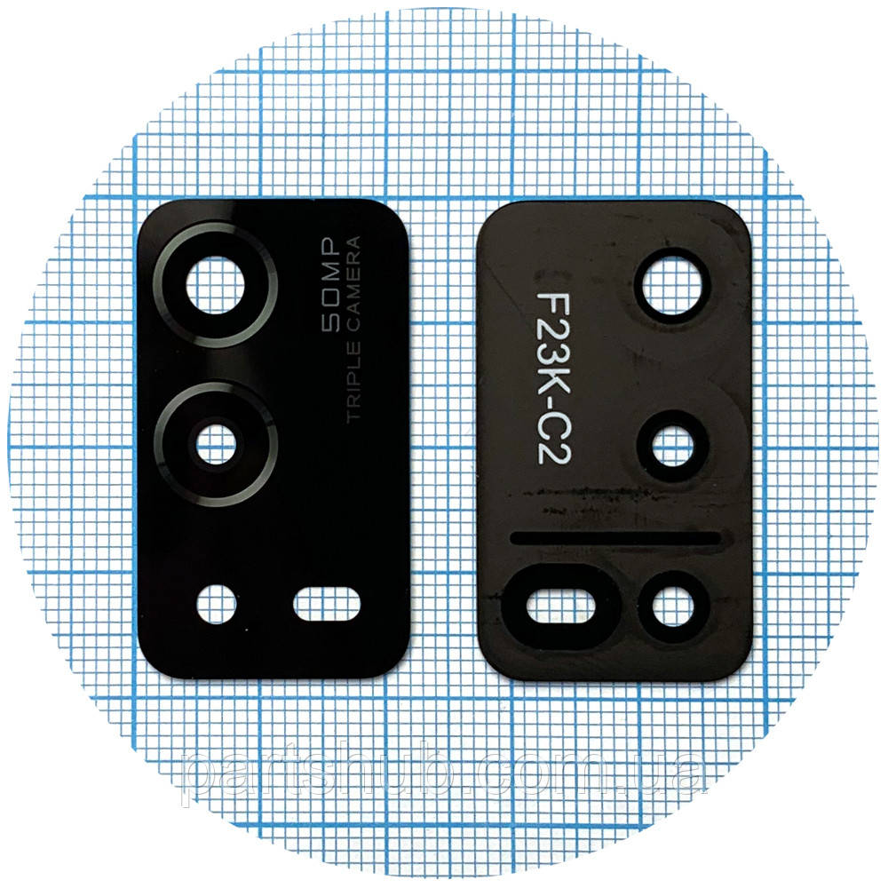 Скло камери Oppo A55 4G (чорне), фото 1