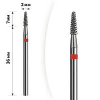 М-108 ТВС насадка Конус зауженный Red 2*7