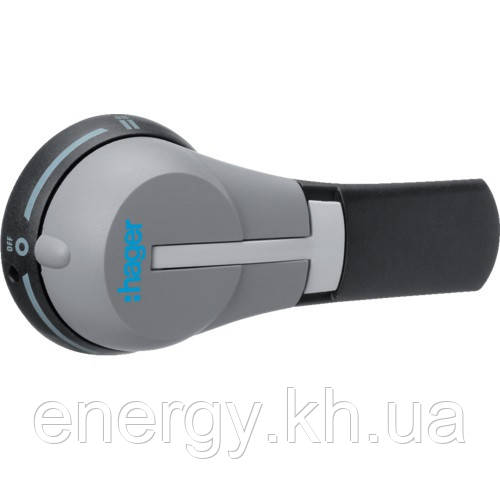Ручка виносна IP55 для вимикачів HI 125А-630A, Hager HZI002, фото 1