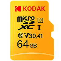 Карта памяти Kodak micro SD 64Gb U3 A1 class 10