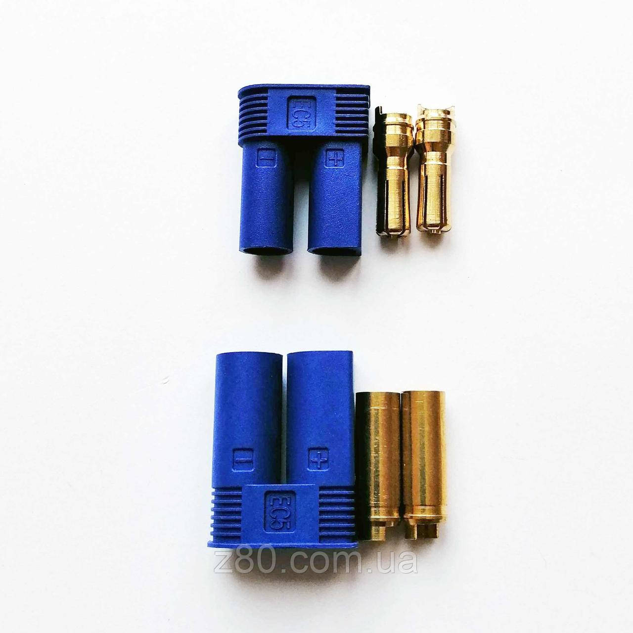 Силовий роз'єм EC5 F+M (мама_тато) 5мм