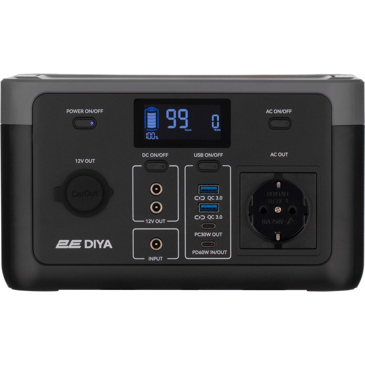 Портативна зарядна станція 2Е Diya 300W 320Wh (2E-PPS03032)