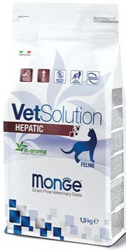Лікувальний корм для кішок Monge (Монж) cat Hepatic гепатик, 1,5 кг