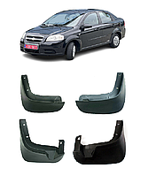 Бризковики Ориганальні, бризковики повний комплект 4 шт Chevrolet Aveo 2006-2011