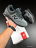 Чоловічі кросівки New balance 574 темно сірі Classic grey Нью Баланс замшеві спортивні повсякденні весна літо осінь класичні, фото 4