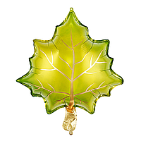 Фольгированный шар Кленовый лист 56х48см (22") | Зеленый