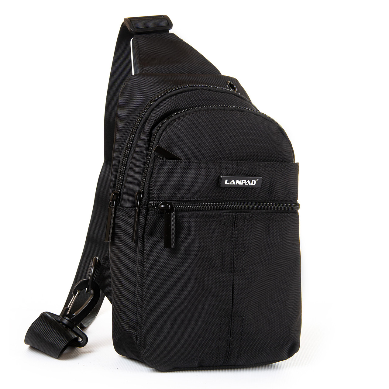 PODIUM Сумка Чоловіча на Плечо нейлон Lanpad 3766 black, фото 1