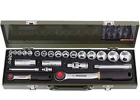 Набір торцевих головок з тріскачками на 1/4“ та на 1/2“ Proxxon 23020