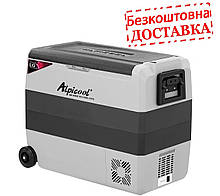 Компресорний автохолодильник Alpicool T50 (LG) (двокамерний, 50 літрів). Режим роботи до -20℃. Живлення 12, 24, 220 вольт