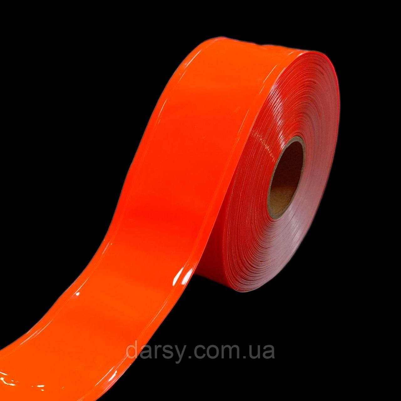 Стрічка світловідбиваюча ПВХ лінії 50мм, 300кд, помаранчева, фото 1