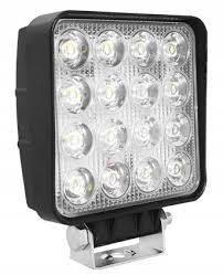 Фара LED квадратна 48W 6000K (16 діодв) (8.5 см х 8.5 см х 1.5 см) Mini