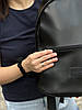 Шкіряний міський жіночий рюкзак на блискавці Cooper, на 14л, фото 2