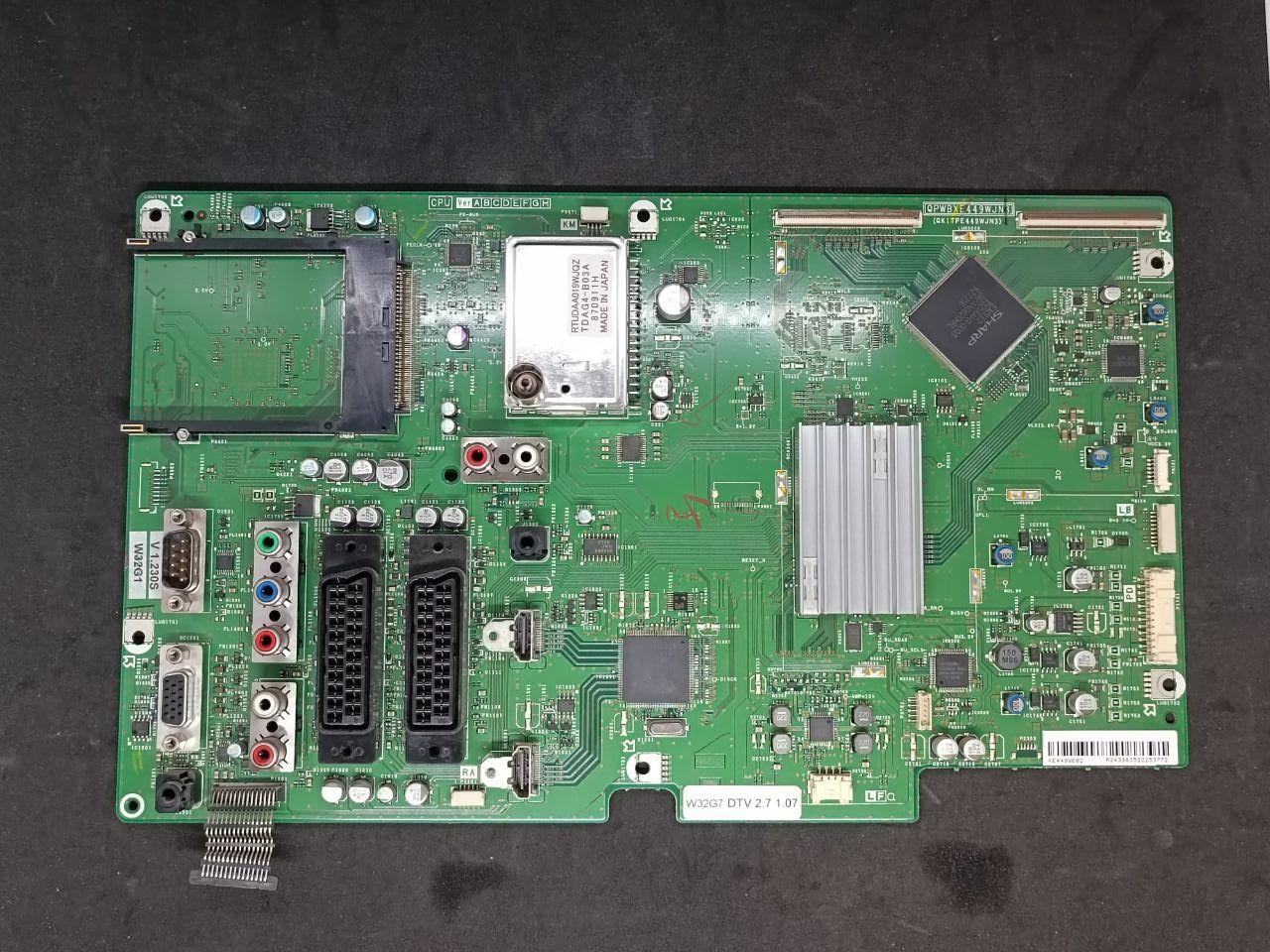Материнська плата (Main Board) QPWBXE449WJN3 (32"V1.230S) тв SHARP LC32-D44E-BK