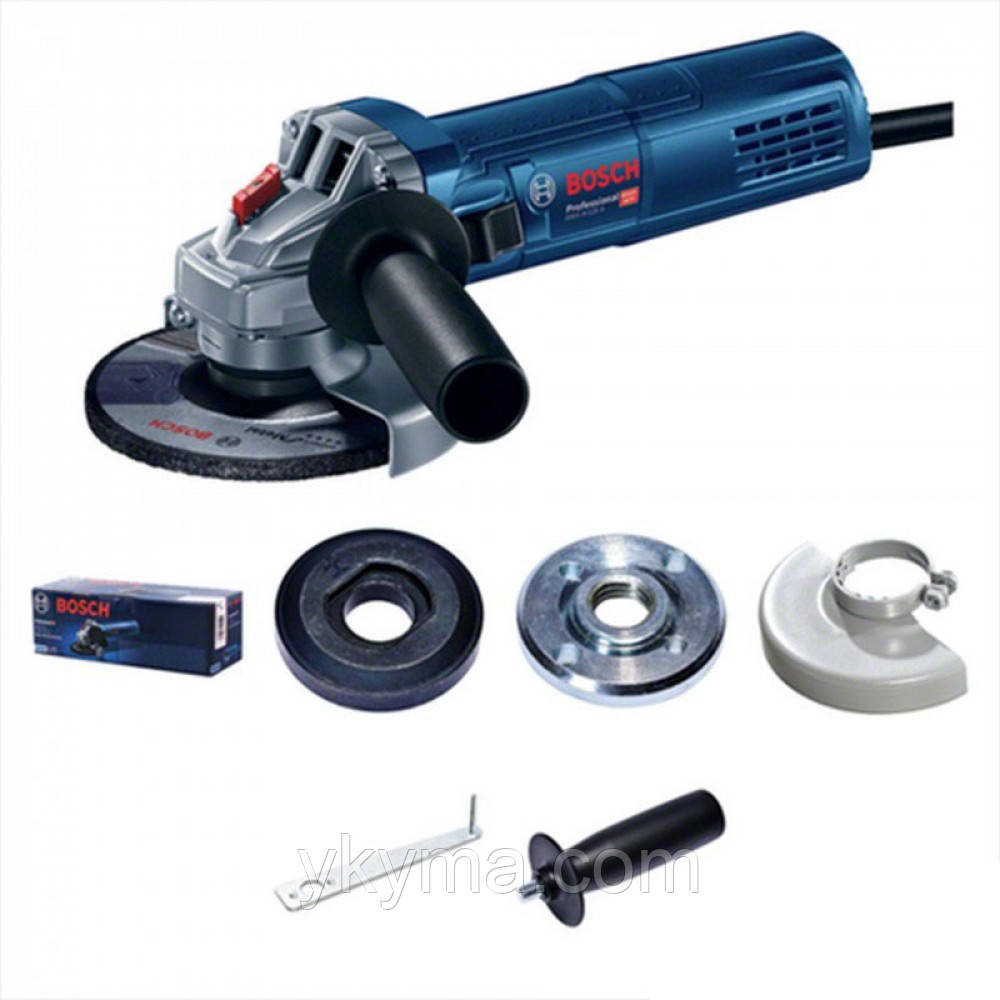 Кутова шліфувальна машина (болгарка) BOSCH GWS 9-125 S Professional ( 125мм / 900Вт / 2800-11000 об / хв )
