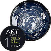 ART Jelly Gel №1 Clear - гель-желе для наращивания и моделирования, прозрачный, 15 мл