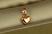 Кулон Xuping Jewelry крохотное сердце 7 мм золотистый