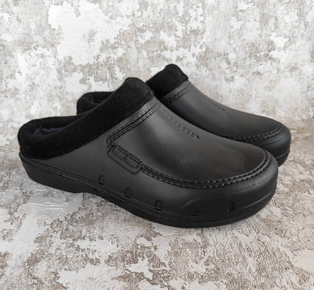 Калоші чоловічі на повсті без задника Роксол гуртом, фото 1