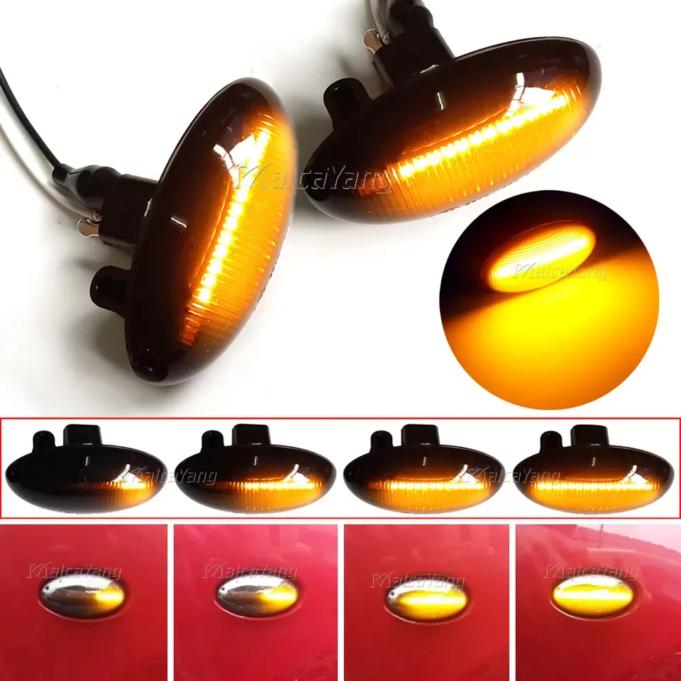 Динамічні LED Повторювачі поворотів Citroen C1 C2 C3 C5 C6 Berlingo Picasso