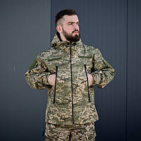 Военная тактическая куртка Soft Shell Grifon пиксель