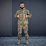 Військова тактична куртка Soft Shell Grifon піксель, фото 7