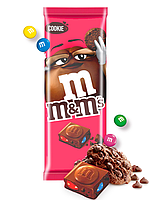 Шоколад молочный с M&M's и шоколадным печеньем M&M's Cookie 165г Великобритания