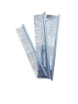 Металевий гребінець для хатніх тварин гребінець для собак із неіржавкої сталі 16 *3 см