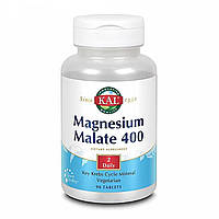 Магний малат, Magnesium Malate, KAL, 400 мг, 90 таблеток