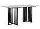 Стіл обідній дизайнерський сучасний Fellon black/ceramics Coastal gray для кухні, їдальні, вітальні AMF, фото 5
