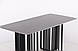 Стіл обідній дизайнерський сучасний Fellon black/ceramics Coastal gray для кухні, їдальні, вітальні AMF, фото 2