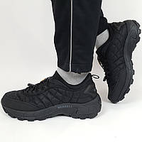 Зимние кроссовки термо черные Merrell Ice Cup Black. Полуботинки на зиму для мужчин в черном Мерелл Айс Кап