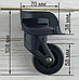 Колісні поворотні блоки для валізи ЧКБ13-82 (D=58 mm), фото 6