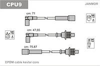 Провода зажигания JanMor CPU9 для CITROEN, BX 1,5 двиг. B1E (XU51C), 1,6 двиг. 171A,B,C, XU52C, 171D, 180Z,