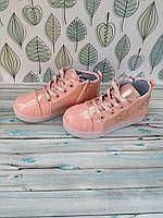 Демисезонная детская обувь Розовые детские деми ботинки Детские деми ботинки для девочки