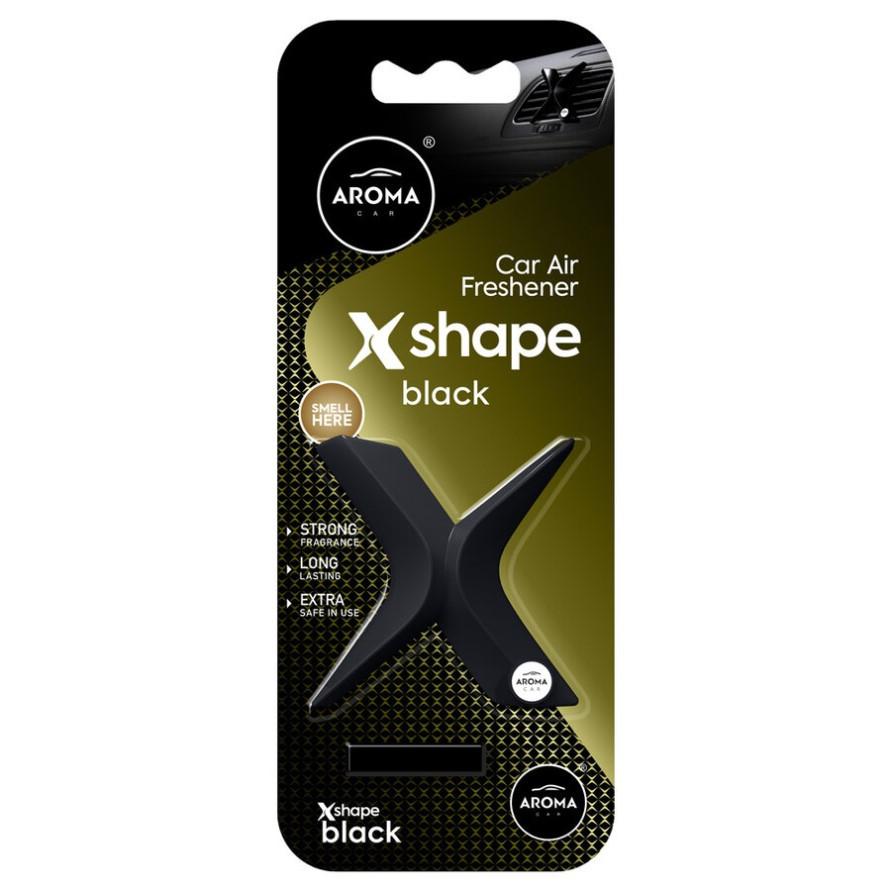 Ароматизатор в авто Aroma Car X-Shape Black