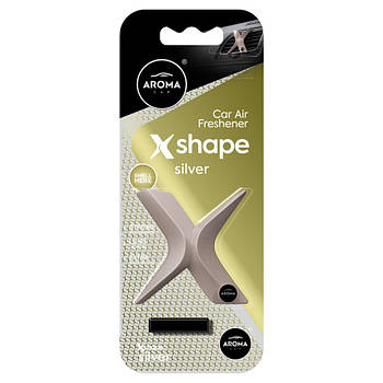 Ароматизатор в авто Aroma Car X-Shape Silver