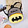 Рюкзачок для садка. М'який рюкзак плюшевий для малюків Бетмен, Batman. Дитячий рюкзак для хлопчика 1-5 років, фото 2