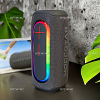 Портативная беспроводная Bluetooth колонка Hopestar P60, 20Вт с RGB подсветкой черный